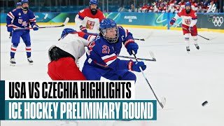 Team USA Dominates 🇺🇸🏒 | Women's Ice Hockey USA vs. CZE at #MilanoCortina2026 | Highlights