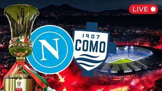 Napoli Como LIVE 🔴 Coppa Italia in diretta con i tifosi allo stadio Maradona 🏆🇮🇹