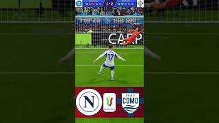 Napoli vs Como | Coppa Italia 25/26 | Penalty #shorts