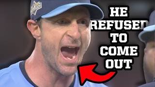 41-year-old Max Scherzer shouted at his manager for coming out to check on him, a breakdown