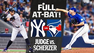 FULL AT-BAT: 10-PITCH BATTLE between Aaron Judge and Max Scherzer!