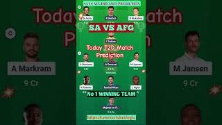 SA vs AFG Today Match Prediction | SA vs AFG Dream11 Prediction | T20 World Cup 2026 13th Match