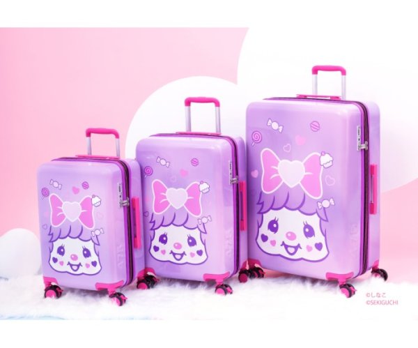 「しなこ×モンチッチ」コラボスーツケース＆ボストンバッグ＆ランドセルが登場！ | Charalab（キャララボ）