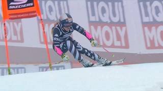 Lindsey Vonn's Olympic Warm-Up: Stunning 2nd in Tarvisio Super-G Full Run