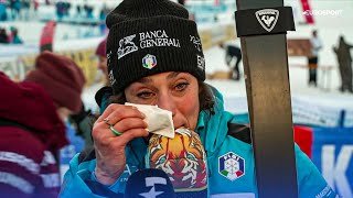 Federica BRIGNONE, che emozione! In lacrime dopo il rientro in pista a 300 giorni dall'infortunio