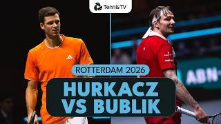 Entertaining Hubert Hurkacz vs Alexander Bublik Meeting 🔥 | Rotterdam 2026 Highlights