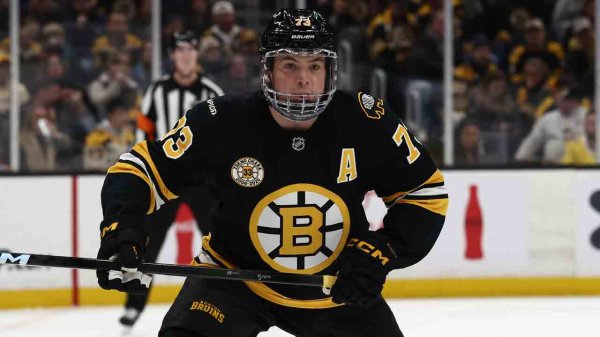 Bruins’ McAvoy shares photo of face after elbow from Panthers’ Vilmanis