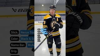 Charlie McAvoy’s Custom Tracer Stick