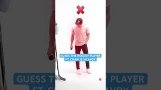 Charlie McAvoy guesses the secret hockey player