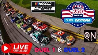 🔴The American 250 Floridian Duel at Daytona. Live Nascar Cup Series. Live Commentary & Reaction.