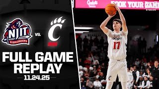 NJIT vs. Cincinnati Full Game Replay (11.24.25) | 2025-26 Big 12 Men's Basketball