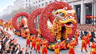 Beijing New Year Celebration Parade 2026 (4K) | Nonstop Cheering Crowds + 180 Stunning Chinese