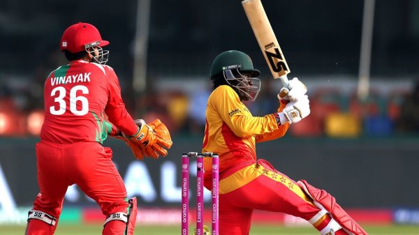 ZIM vs OMAN: ಒಮಾನ್‌ ವಿರುದ್ಧ ಜಿಂಬಾಬ್ವೆ ತಂಡಕ್ಕೆ 8 ವಿಕೆಟ್‌ಗಳ ಭರ್ಜರಿ ಜಯ!
