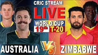 🔴 AUS vs ZIM Live Match Today, World Cup, Live Cricket Scores Commentary, Australia vs Zimbabwe