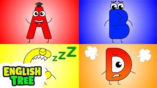 Abc Colors Song | Red A, Blue B | English Tree