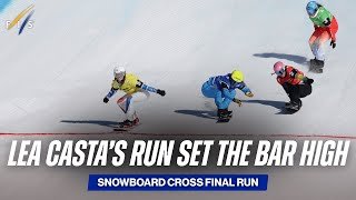 Lea Casta with powerful season starter in Cervinia (ITA) | FIS Snowboard
