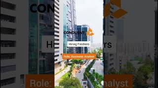 Conduent Hiring Freshers for Business Analyst