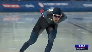 Casey Dawson secures Milan berth after commanding 5,000m at Olympic Speedskating Trials