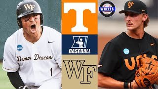 #14 Tennessee vs Wake Forest (INCREDIBLE!) | Regional Final (G6) | 2025 College Baseball Highlights