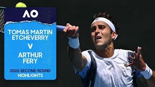 Tomas Martin Etcheverry v Arthur Fery Highlights | Australian Open 2026 Second Round