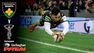 HIGHLIGHTS & REACTION: Northampton Saints v Harlequins | SAINTS SCORE 10 TRIES! | Gallagher PREM