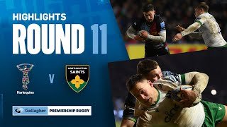 Harlequins v Northampton - HIGHLIGHTS | Late Try Seals Victory | Gallagher Premiership 2024/25