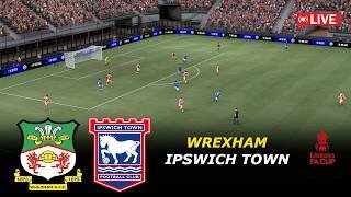 🔴Wrexham vs Ipswich Town | FA Cup 2025/26 | eFootball Pes21 Simulation