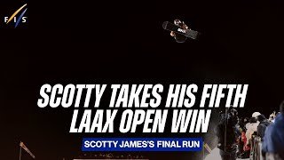 Scotty takes his fifth Laax Open win! | FIS Snowboard