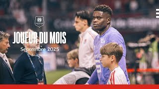 LEADER sur le terrain, IMPÉRIAL dans les 1 vs 1, Brice SAMBA élu JOUEUR DU MOIS de Septembre