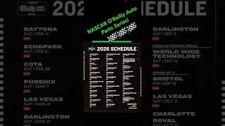 2026 NASCAR O’Reilly Auto Parts series schedule is released! #nascar #nascarracing #nascarxfinity