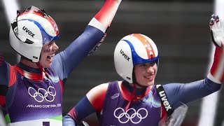 Luge athlete Sophia Kirkby honors late father at historic Olympic event
