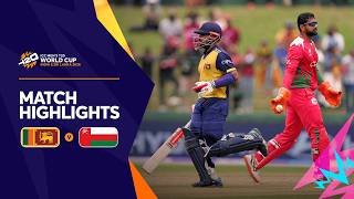 Sri Lanka v Oman | Match Highlights | Men's T20 World Cup 2026