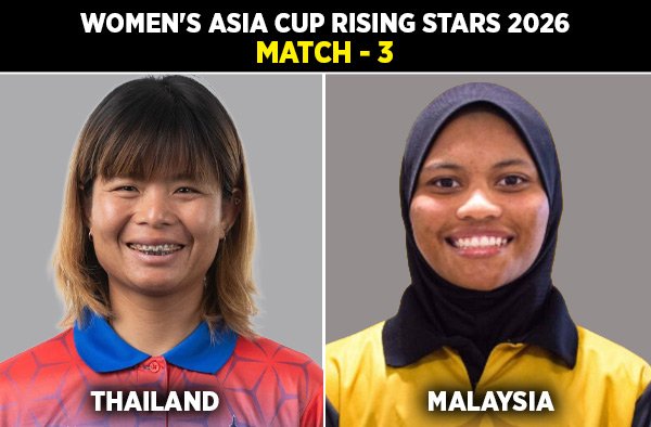 Match 3: Thailand Women vs Malaysia Women | Squads, Players to Watch, Live Streaming Details - Female Cricket