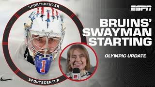 Jeremy Swayman to start vs. Denmark 🚨 TEAM USA UPDATES 🇺🇸 | SportsCenter