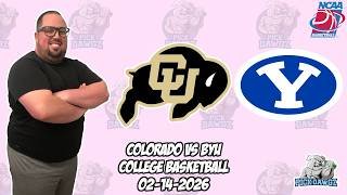 Colorado vs BYU 2/14/26 Free College Basketball Picks and Predictions | NCAAB Pick