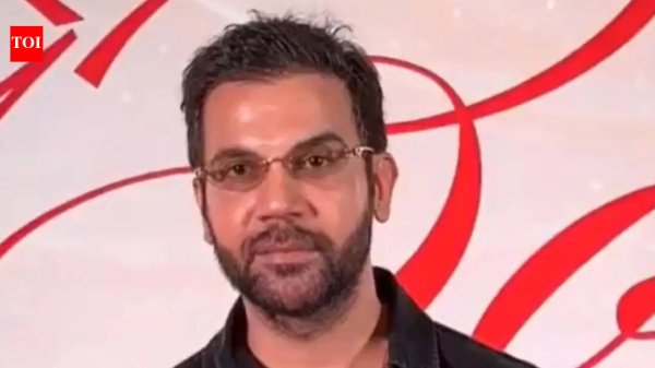 Rajkummar Rao’s new look sparks concern as viral videos from Mumbai event leave fans surprised | - The Times of India