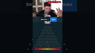 $100 bets on Stake plinko! #quicktmclips #stake #plinko