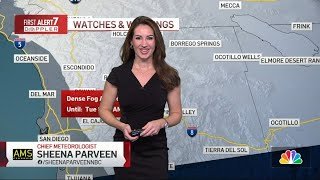 Nov. 11, 2025 | Dense fog, then late-week rain| San Diego Weather Today