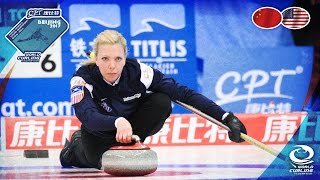 China v USA - CPT World Women's Curling Championship 2017