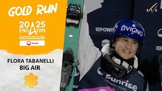 Flora Tabanelli becomes Big Air World Champion at age 17! | Engadin 2025