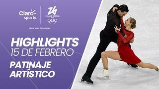 Patinaje artístico Milano Cortina 2026 | Highlights del 15 de febrero