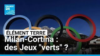Milan-Cortina : des Jeux Olympiques écolos, mission impossible? • FRANCE 24