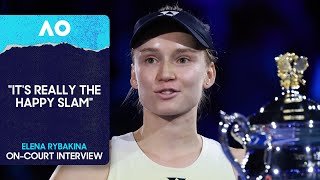 Elena Rybakina On-Court Interview | Australian Open 2026 Final