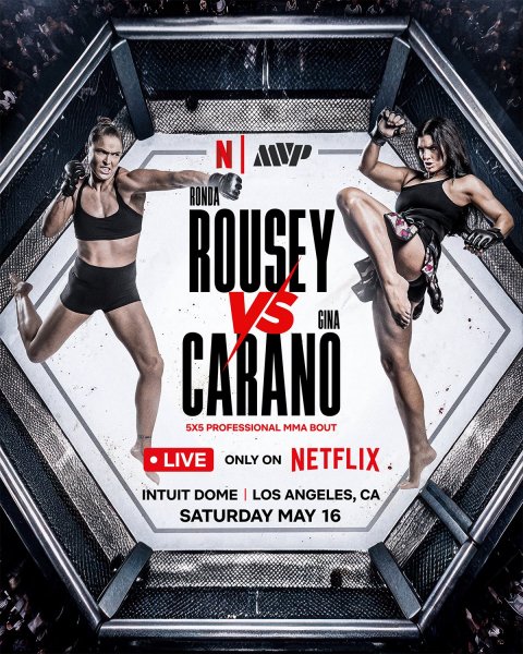 Ronda Rousey, Gina Carano  skip UFC White House, book May 16 super fight on Netflix