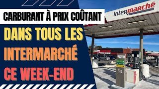 Opération carburant à prix coûtant chez Intermarché & Leclerc