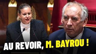 Partez aujourd'hui, Monsieur Bayrou, Emmanuel Macron vous suit de près !