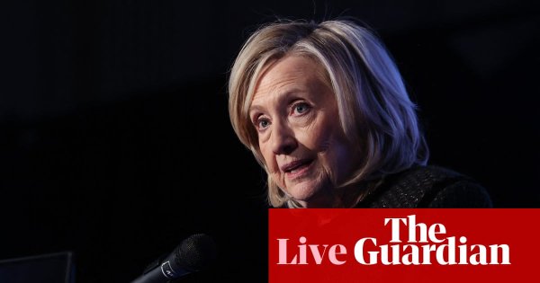Hillary Clinton accuses Trump administration of Epstein files cover-up; top DHS spokesperson leaves amid shutdown – live