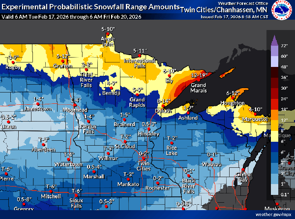 Winter storm, blizzard warnings up in northern Minnesota as storm bears down