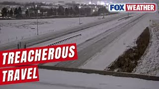 Winter Storm Warnings In Effect As November Snowstorm Impacts Millions Across Midwest, Plains