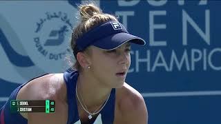 Highlights: Dubai R2 - Jacqueline Cristian vs. Ella Seidel - 2026 Dubai Duty Free Tennis